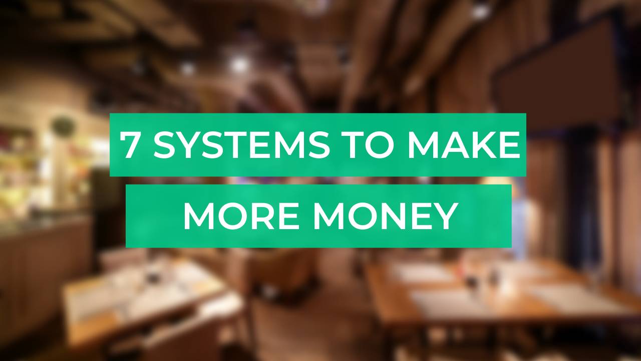 Make More Money in your Restaurant Starting Today