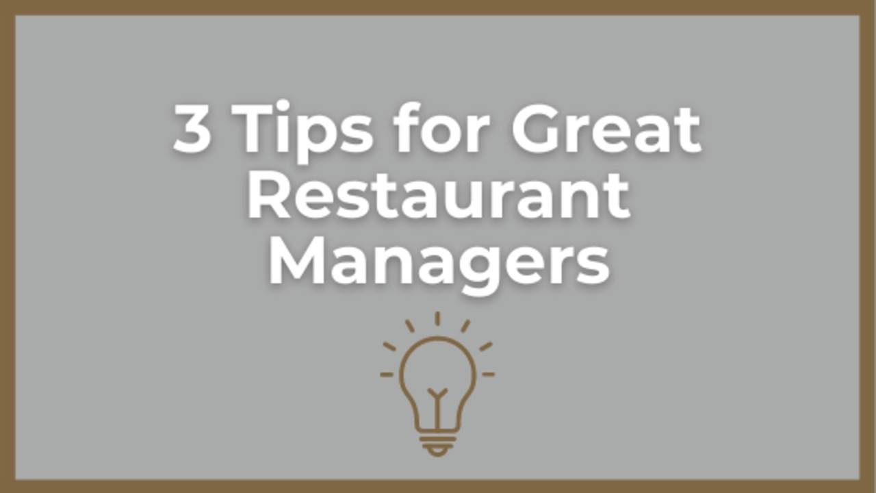 Restaurant Manager Training Tips to Build a Stellar Management Team