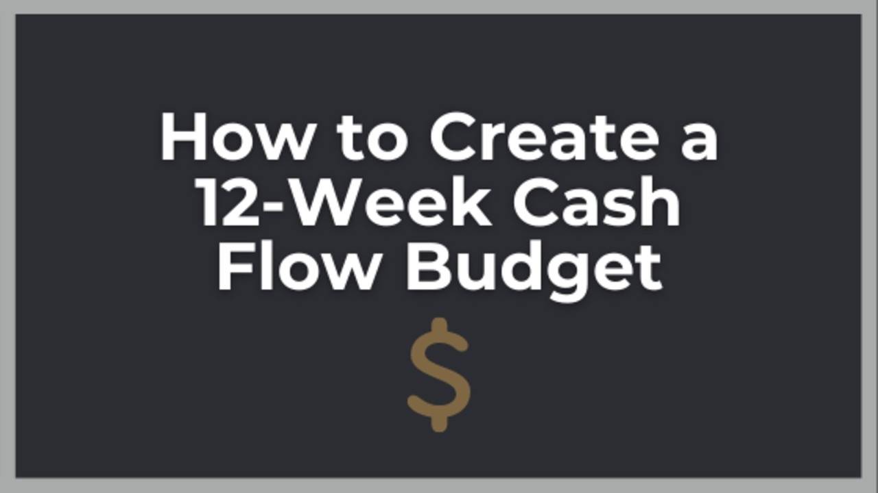 Cash Flow Budget for Restaurants in COVID