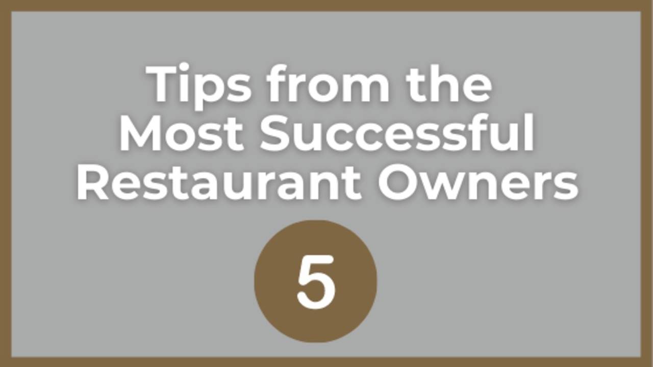 How to Manage a Restaurant – 5 Tips from Successful Independent Owners