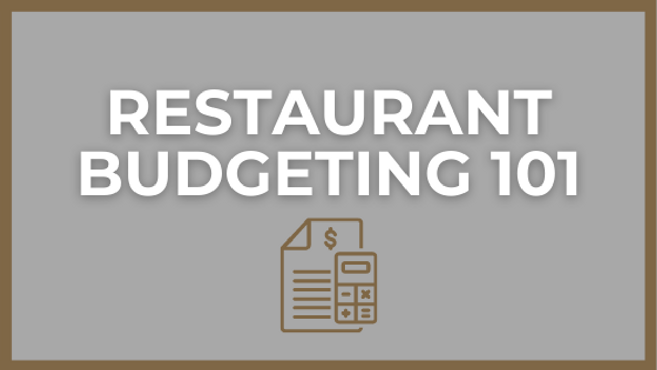 Restaurant Budgeting 101