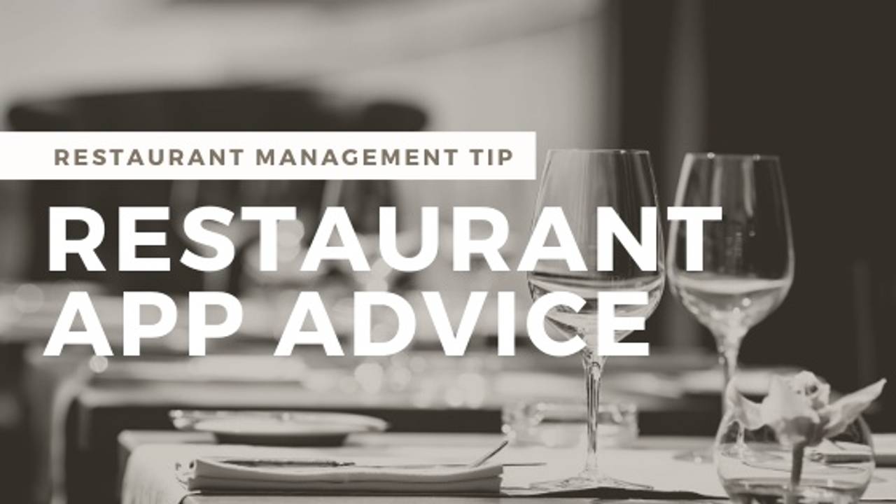 My Restaurant App Advice for Restaurant Owners