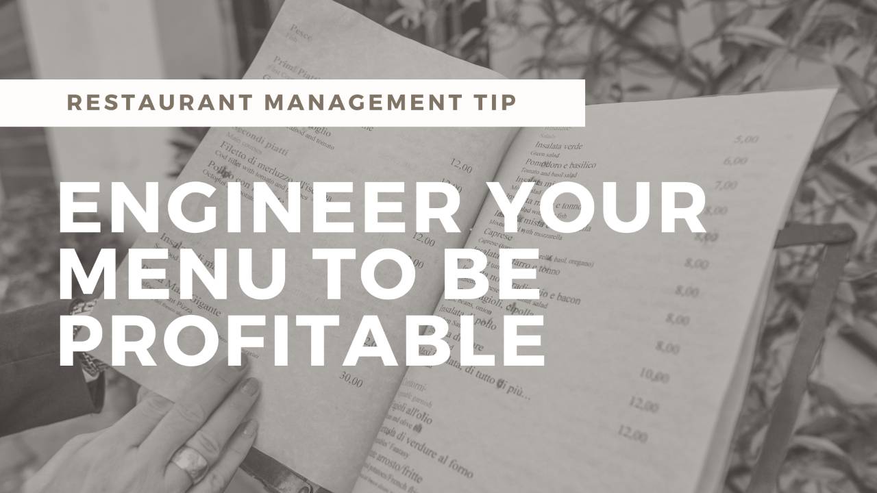 How to Turn Your Restaurant Menu into a Profit Driving Machine