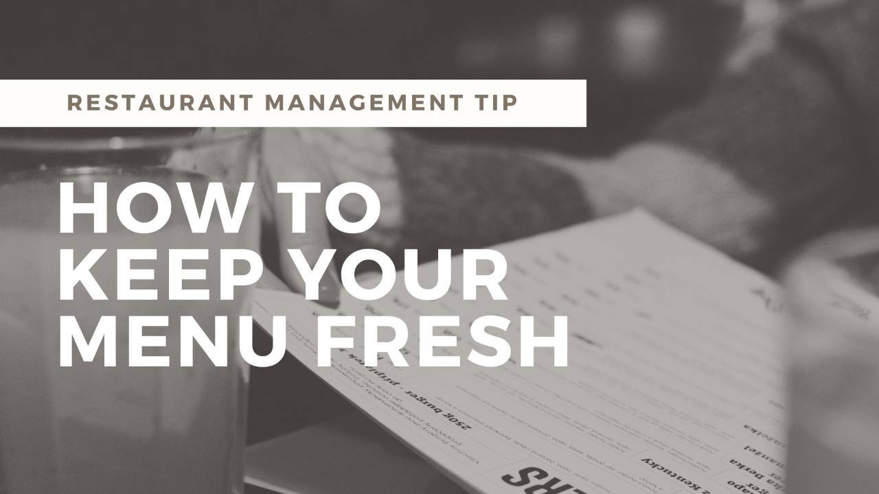 How Restaurant Inventory Management and Keeps a Menu Fresh