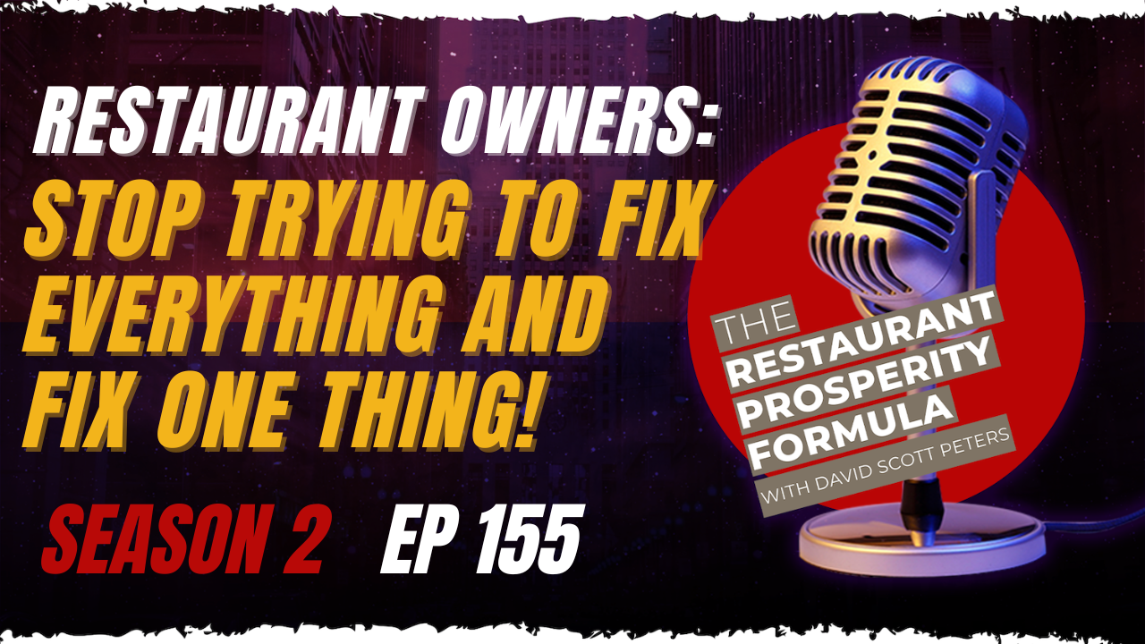 Install Just 1 Standard in Your Restaurant and Stop Fixing Everything