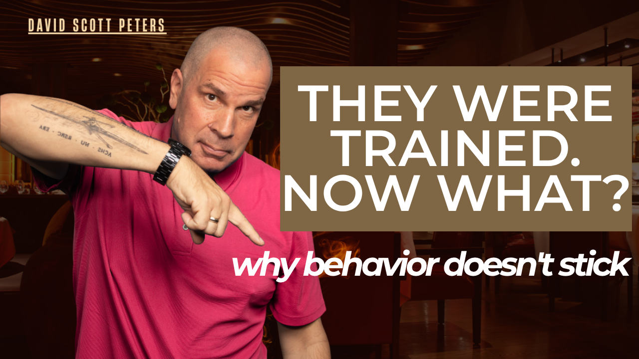 How to Train a Restaurant Employee So the Behavior Actually Sticks